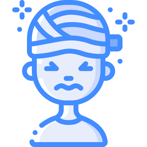 brain injury blue