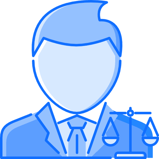 professional support lawyer blue
