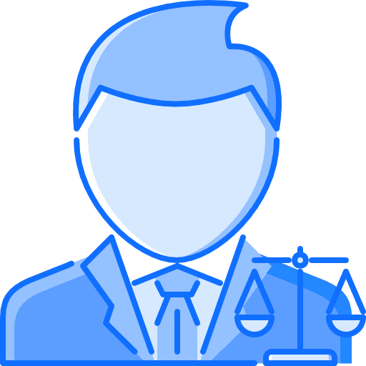 Personal Injury Lawyer professional support lawyer blue