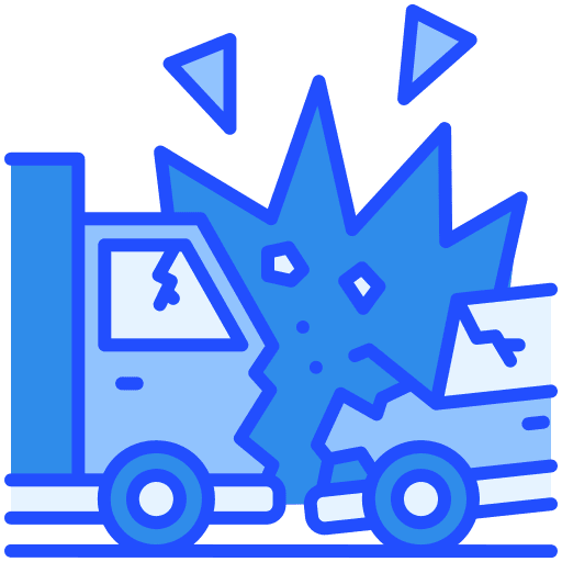 Personal Injury Lawyer semi truck auto accident blue